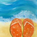 Flip Flops on Beach