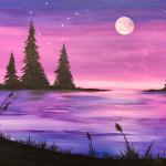 Purple Pond Landscape