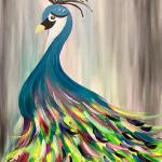 Painterly Peacock