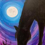 Horse in Moonilght